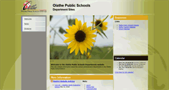 Desktop Screenshot of departments.olatheschools.com