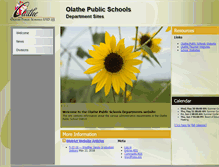 Tablet Screenshot of departments.olatheschools.com